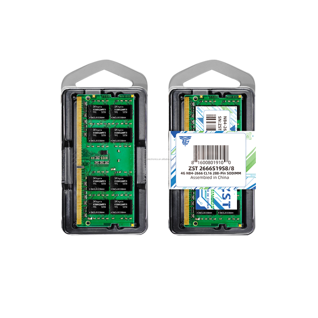 ZST DDR4 Laptop RAM 4GB 2400MHz 2666MHz 3200MHz 260Pin SODIMM Notebook Memory Module 1.2V 8 Bit