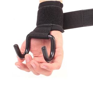 Nuevo estilo Power Weight Lifting Pull Up Rod Ganchos Gimnasio Levantamiento de pesas Correa Ganchos Directo de fábrica - Product Image 1