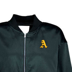 Chaquetas de bombardero de satén para mujer a la moda, prendas de vestir exteriores brillantes y ligeras suaves para ropa de calle y todos los días - Product Image 4