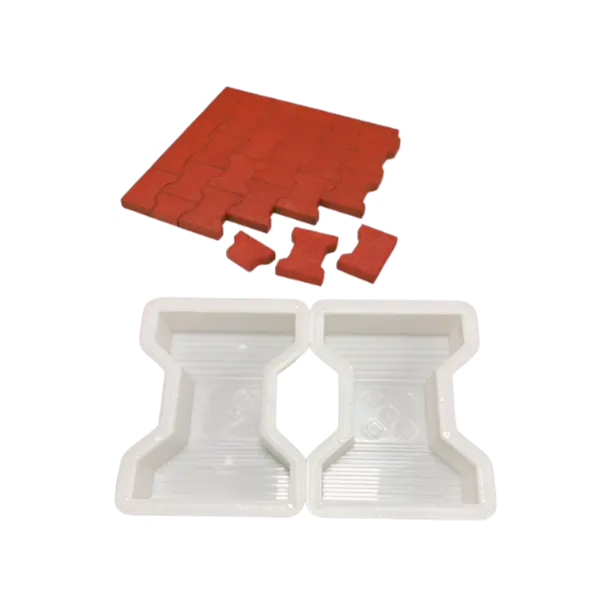 Plastic molds for concrete brick paver stone