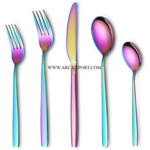 ชุดเครื่องใช้บนโต๊ะอาหารแบบแบนมีดเนยตกแต่งโต๊ะมีด้ามจับดีไซน์เนอร์ - Product Image 5