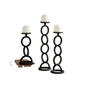 <b>Dinner</b> Table Centerpieces New Arrival Metal Aluminium T Light <b>Holder</b> Hot Selling Aluminium Casted <b>Candle</b> Stands - Product Image 1