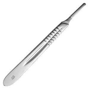 Fait sur mesure meilleur prix de gros manche de scalpel chirurgical avec poignée ronde/meilleure vente de poignée de scalpel réutilisable - Product Image 1