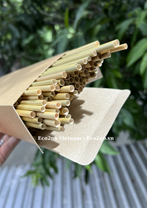 Pailles d'herbe biodégradables écologiques du Vietnam/pailles d'herbe à vendre/pailles d'herbe verte d'Eco2go Vietnam - Product Image 3