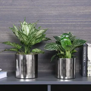 Vase à fleurs en métal artisanal Design contemporain élégant pour la décoration de la maison et du bureau pour les appartements grand grossiste - Product Image 2