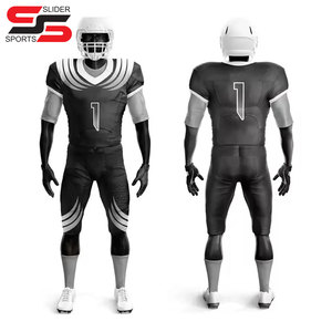 Uniforme de fútbol americano Unisex para jóvenes de talla grande totalmente sublimación para Jersey conjunto de pantalón integrado de secado rápido antibacteriano - Product Image 4