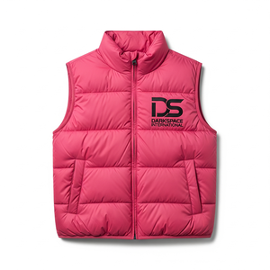 Gilet matelassé sans manches décontracté pour homme, fermeture éclair, col rond, respirant, toile, coupe-vent, vêtements d'extérieur d'hiver, service OEM - Product Image 6