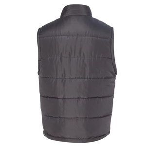 Nouvelle arrivée Veste sans manches d'hiver pour homme avec col montant Poche zippée Gilet matelassé personnalisé avec logo Option taille plus - Product Image 2