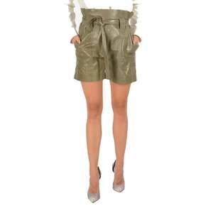 กางเกงขาสั้นเอวสูง6สีสำหรับผู้หญิงกางเกงหนัง PU รัดรูปเซ็กซี่กางเกงขาสั้นสุดฮ็อตไซส์พิเศษ - Product Image 4