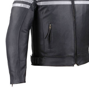 Pakistani Wholesale Leather Jackets Manufacturer Belt Side Casual Leather Jacket For Men New <b>Motorbike</b> Oem Design Jackets - Product Image 4