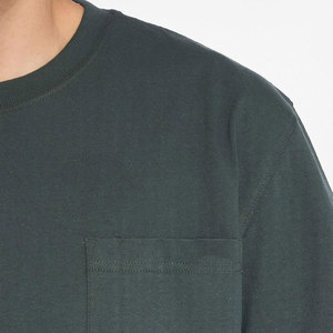 OEM personalizado de alta calidad de los hombres de 280 gramos de tejido de poliéster/algodón camisetas serigrafiadas logotipo personalizado transpirable Formal - Product Image 2