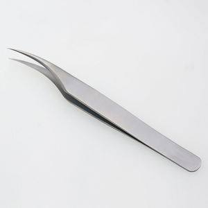 Pince à épiler en acier inoxydable pour extensions de cils, volume - Haute qualité, logo personnalisé, usage professionnel, outil de précision durable - Product Image 5