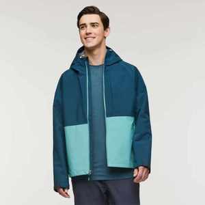 <b>Men</b> Custom Logo Design Vintage Style Windbreaker <b>Rain</b> <b>Jacket</b> Polyester/Cotton <b>Waterproof</b> Quick Dry Breathable Outdoor <b>Jacket</b> - Product Image 2