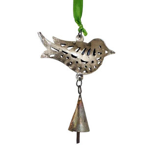 Campanas de cobre hechas a mano decorativas 4 campanas estilo indio colgante de pared hermoso accesorio de decoración del hogar - Product Image 2