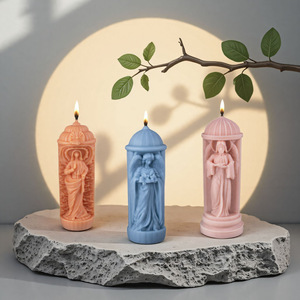 Dumo Saint hương liệu nến Silicone khuôn chân dung hình trụ khuếch tán quà tặng trang trí khuôn nhà máy bán hàng trự<span class=keywords><strong>c</strong></span> tiếp xuyên biên giới - Product Image 1