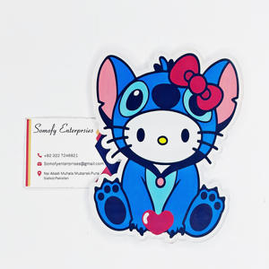 Nouveau kit d'extensions de cils en plastique avec logo de chat personnalisé, design coloré, accessoires de beauté, palette de cils, durable, longueur de 10 mm - Product Image 5