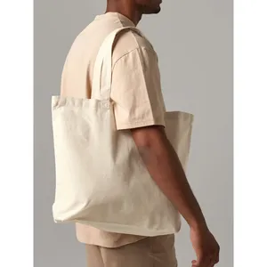 Borsa Tote Maxi in Cotone Riciclato, Prodotto Promozionale Sostenibile - Product Image 4