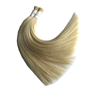 ขายส่งผมผู้ขายดิบที่ยังไม่ได้รัสเซียสีบลอนด์คู่วาดผม Remy มนุษย์ยุโรปผมกลุ่ม - Product Image 1