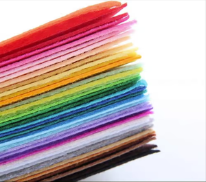 Chất lượng sự lựa chọn 100% <span class=keywords><strong>polyester</strong></span> cảm thấy miếng đệm đồ nội thất 1 mét đầy màu sắc DIY kim đấm vải không dệt cảm thấy cảm thấy cờ - Product Image 4