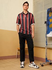 เสื้อโปโลผู้ชายแบบแห้งเร็วพิมพ์ลายซับลิเมชันแบบถักกันยับสำหรับผู้ชายดีไซน์ตามสั่ง - Product Image 4