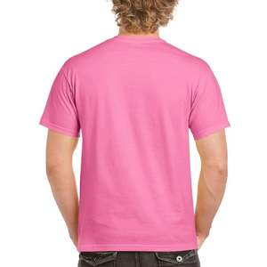 100% cotton heavy t-<b>shirt</b> summer solid color 230 g <b>men's</b> <b>white</b> casual all-match round neck fall shoulder <b>short</b> <b>sleeve</b> - Product Image 2