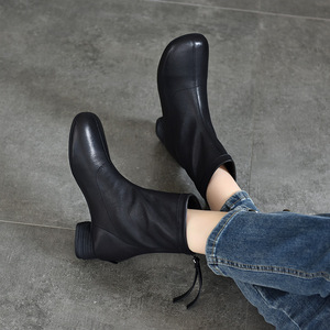 Bottes Stiletto pour femmes, hauteur genou, à talon haut et bout pointu, pour soirée, couleur Rich Brandy - Product Image 3