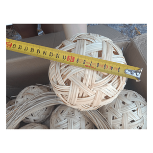 ลูกบอลหวายธรรมชาติและขายดีที่สุดลูกบอลหวายแขวนตกแต่งหน้าต่างห้องนั่งเล่น - Product Image 6