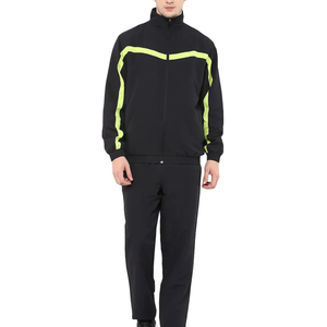 Chaqueta cortavientos transpirable personalizada Conjunto de dos piezas Traje al por mayor Pantalones superiores impermeables Chándales Hombres - Product Image 1