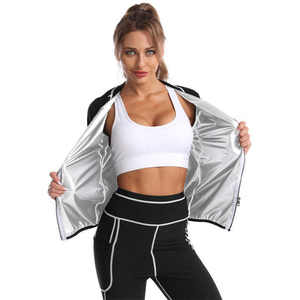 2025 mujeres Shapewear Sauna traje pérdida de peso adelgazamiento chaqueta deportiva pantalones para quemar grasa ropa de gimnasio - Product Image 3