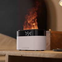 Humidificateur d'air ultrasonique OEM ODM, diffuseur d'arômes, horloge, lumière LED à changement de couleur 7 couleurs, alimenté par USB, pour la maison, le bureau, l'hôtel, cadeau