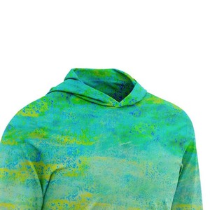 Sudadera con Capucha de Manga Larga para Hombre, Color Degradado, Secado Rápido, UPF 50, para Pesca y Actividades al Aire Libre, Estampada, de Poliéster - Product Image 6