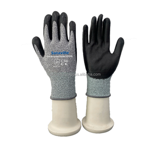 Gants de sécurité gris les plus vendus résistants aux coupures et antidérapants à l'abrasion résistants à la chaleur de niveau 3 fabriqués au Vietnam - Product Image 1
