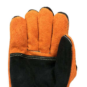 Gants de sécurité de conception optimale, résistants à la chaleur, personnalisés, bleus, doublement renforcés, de protection pour le soudage en hiver - Product Image 5