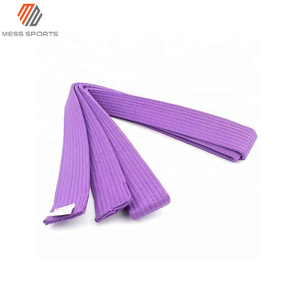 Wholesale MESS SPORTS OEM Custom Made Logo Karate <b>Belt</b> High Quality Color Stripe Polyester/Cotton Unisex Martial Arts <b>Belt</b> - Product Image 3