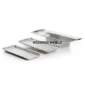 Lot de deux plateaux à chocolat en métal plaqué or plateau à chocolat fait main nouveau plateau à chocolat classique et élégant - Product Image 2