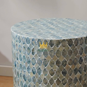 Gran oferta, sala de estar taburetes de nácar para, mesas de centro laterales de nácar de Vietnam hechas a mano, venta al por mayor - Product Image 3