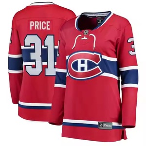 Maillot de hockey sur glace personnalisé pour équipe, vente en gros, manches longues, col en V, 100% polyester, avec tailles personnalisées, équipe personnalisée - Product Image 3