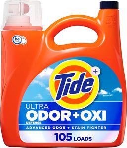 Detergente Líquido Concentrado para Ropa Ultra Odor Defense Plus Oxi, Sin Enjuague, 148 oz líquidas, 105 Lavados, Protección Avanzada Contra Olores - Product Image 1