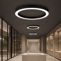 Plafonnier LED circulaire commercial 36W avec télécommande pour l'éclairage intérieur des bureaux