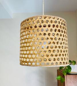 Vente en gros de lampes suspendues en osier faites à la main lustres suspendus d'art en rotin îlot de cuisine lampe tissée en bambou Mimbre Lampara - Product Image 2