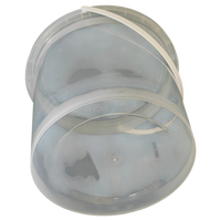 Seau américain de 1 Gallon avec couvercle seau de qualité alimentaire personnalisable avec couvercle rond sans BPA seau américain PP emballage en plastique réutilisable