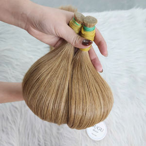 Extensiones de Cabello Humano Virgen Vietnamita Crudo, Súper Doble Trama, Liso, con Frente de Encaje, Pre-Adheridas, 16 Pulgadas, 30 Pulgadas, a Granel - Product Image 1