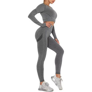 Vêtements de sport en gros pour femmes, ensembles de yoga 2 pièces, vêtements de sport pour femmes, ensembles de yoga pour femmes, ensembles de fitness - Product Image 4