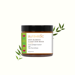 Mascarilla Facial Orgánica Herbal Anti-Imperfecciones y Crema Hidratante en Lámina con Árbol de Té y Neem para Piel Grasa - Product Image 1