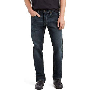 Novedad de 2023, pantalones vaqueros ajustados de tiro alto para hombre, hechos a medida, con estampado blanco, estilo Boyfriend, ropa de calle clásica, tejido de color oscuro - Product Image 3