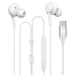 Fabrieksprijs Tn60 Oortelefoon Type C In-Ear Oordopjes Bedrade Gaming Hoofdtelefoon Met Microfoon