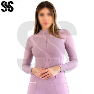 Chemises de base pour l'équitation pour femmes, respirantes, en tissu extensible, légères, absorbant la transpiration, confortables, pour l'entraînement équestre - Product Image 4