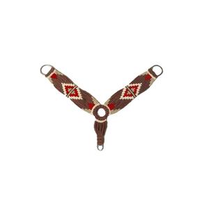 ชุดนักขี่ม้าหนังแท้สายรัดด้านข้างชุดเสื้อเกราะหน้าอกสไตล์ตะวันตกขนสัตว์ทอมือคุณภาพสูงปรับแต่งได้ - Product Image 1