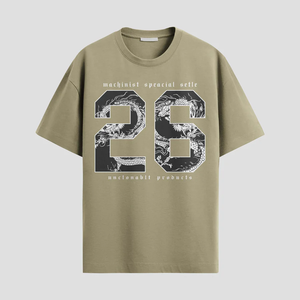 T-shirts personnalisés avec logo sur le devant, pour hommes, grande taille, décontractés, col rond, manches courtes, de haute qualité - 100% coton tricoté, respectueux de l'environnement - Product Image 1