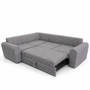 Modern Mabelia Oval Living Room <b>Sofa</b> Set Custom Upholstery High-Density Foam Cushioning <b>Wood</b> <b>Frame</b> <b>Sofa</b> Bed Straight Arms - Product Image 4